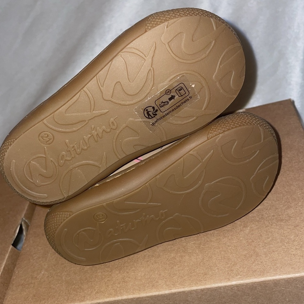 NWT NATURINO COCOON Leather first step shoes in Beige - Picture 14 of 15